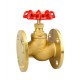 Brass Flange Stop Valve 1/2"-4" Globe Valves Normal Temperature Stop & Waste Valves Low Temperature Manual Medium Temperature