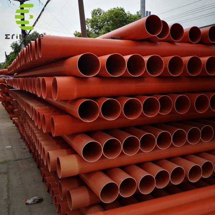 High Quality Color Cable Standard Bell End Pvc Pipe