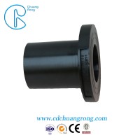 DN40--110mm Black HDPE Flange Adaptor Pipe Fittings Stub End